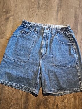 Lee Shorts Denim  Patch Pocket Size 10 Women Retro Like